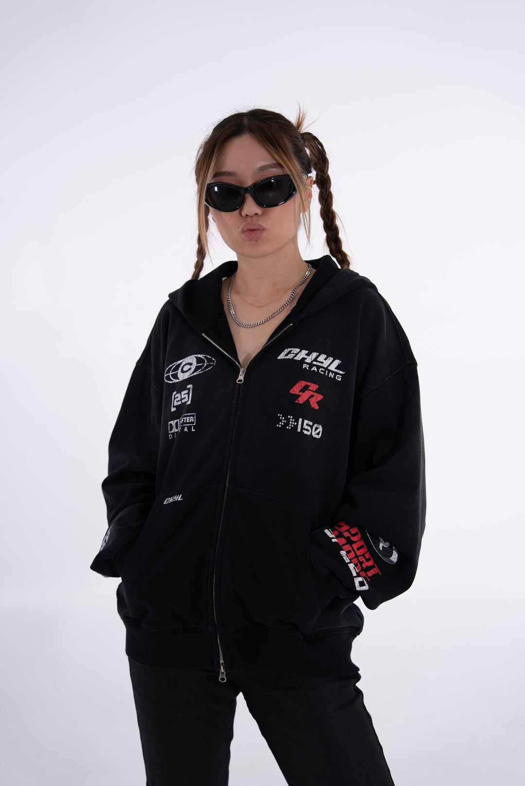 CHYL Motoclub Double Zipper Hoodie
