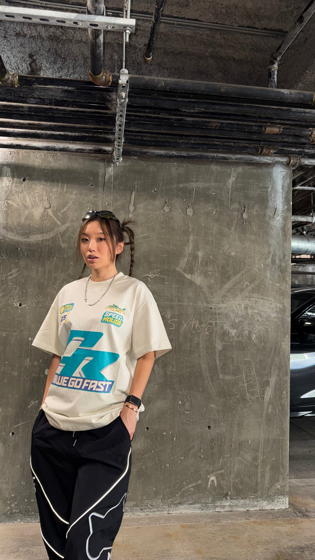 We Go Fast Retro Tee