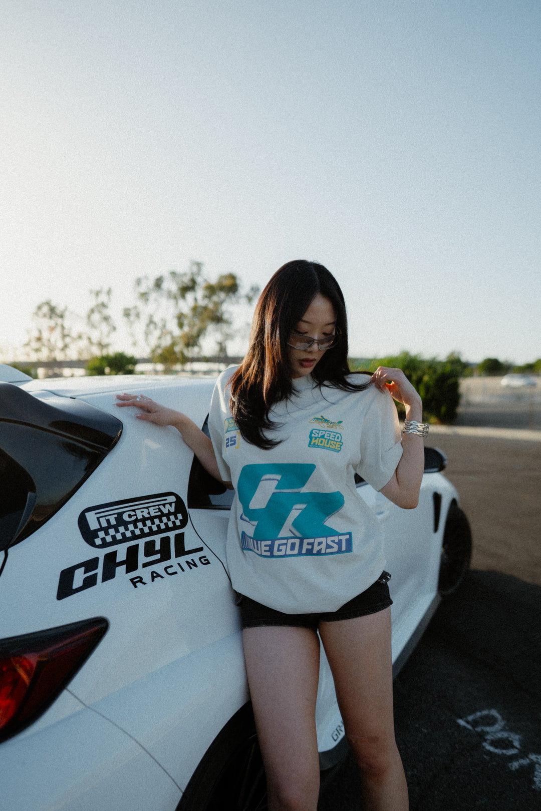 We Go Fast Retro Tee