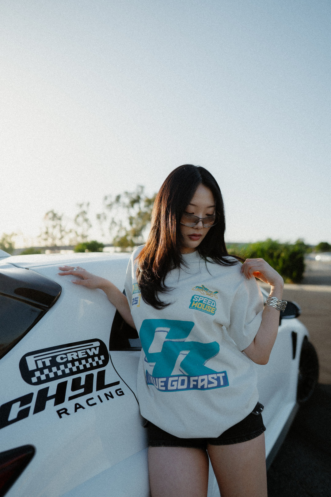 We Go Fast Retro Tee