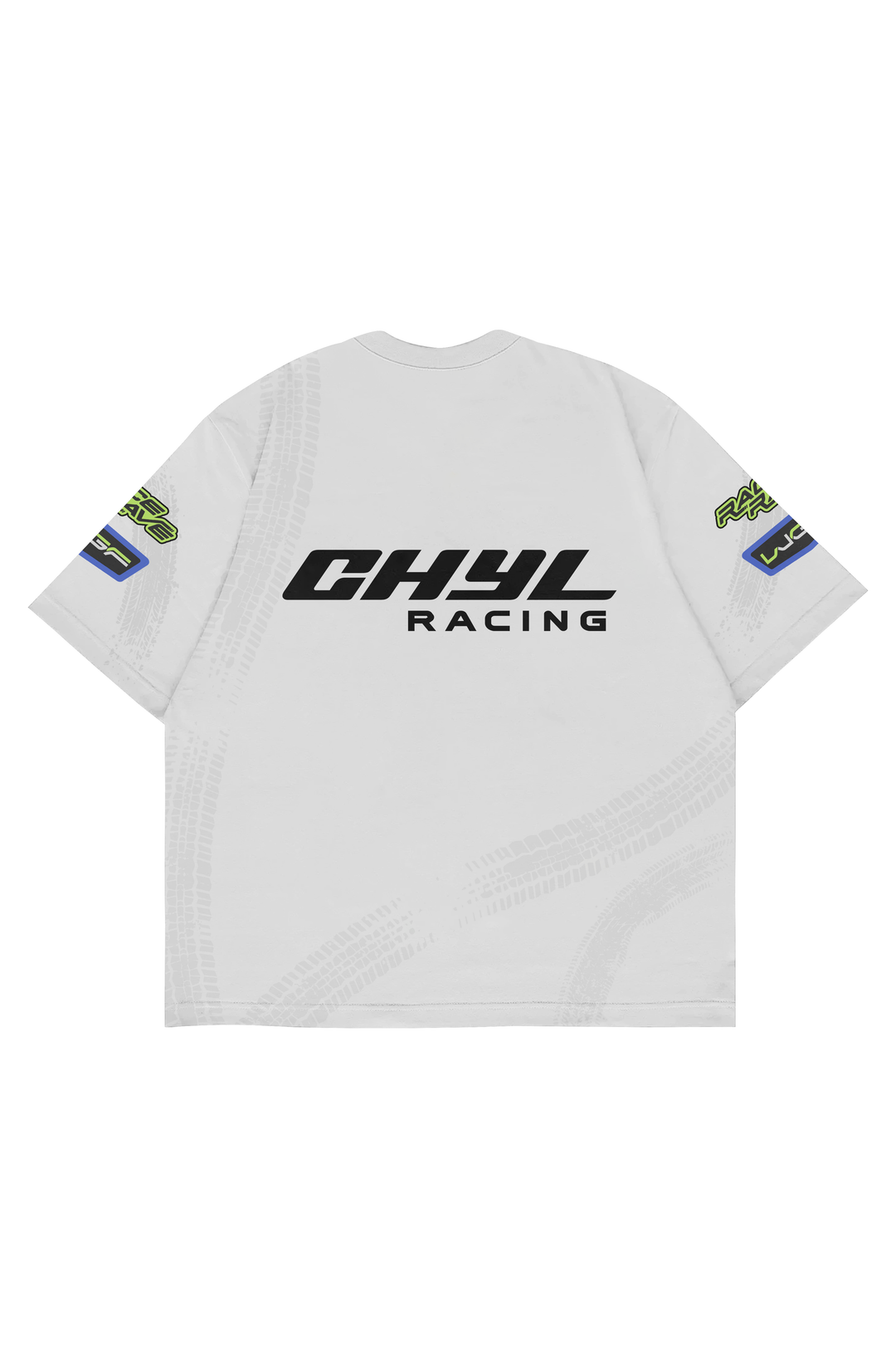 TRACKMODE White Jogger Set - Tee