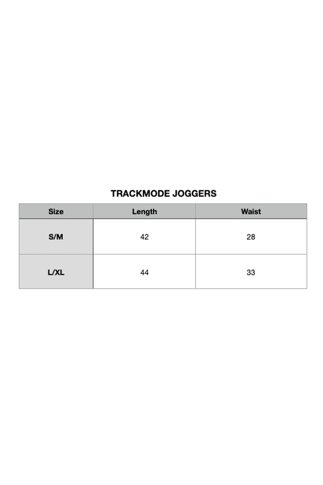 TRACKMODE White Jogger Set - Joggers