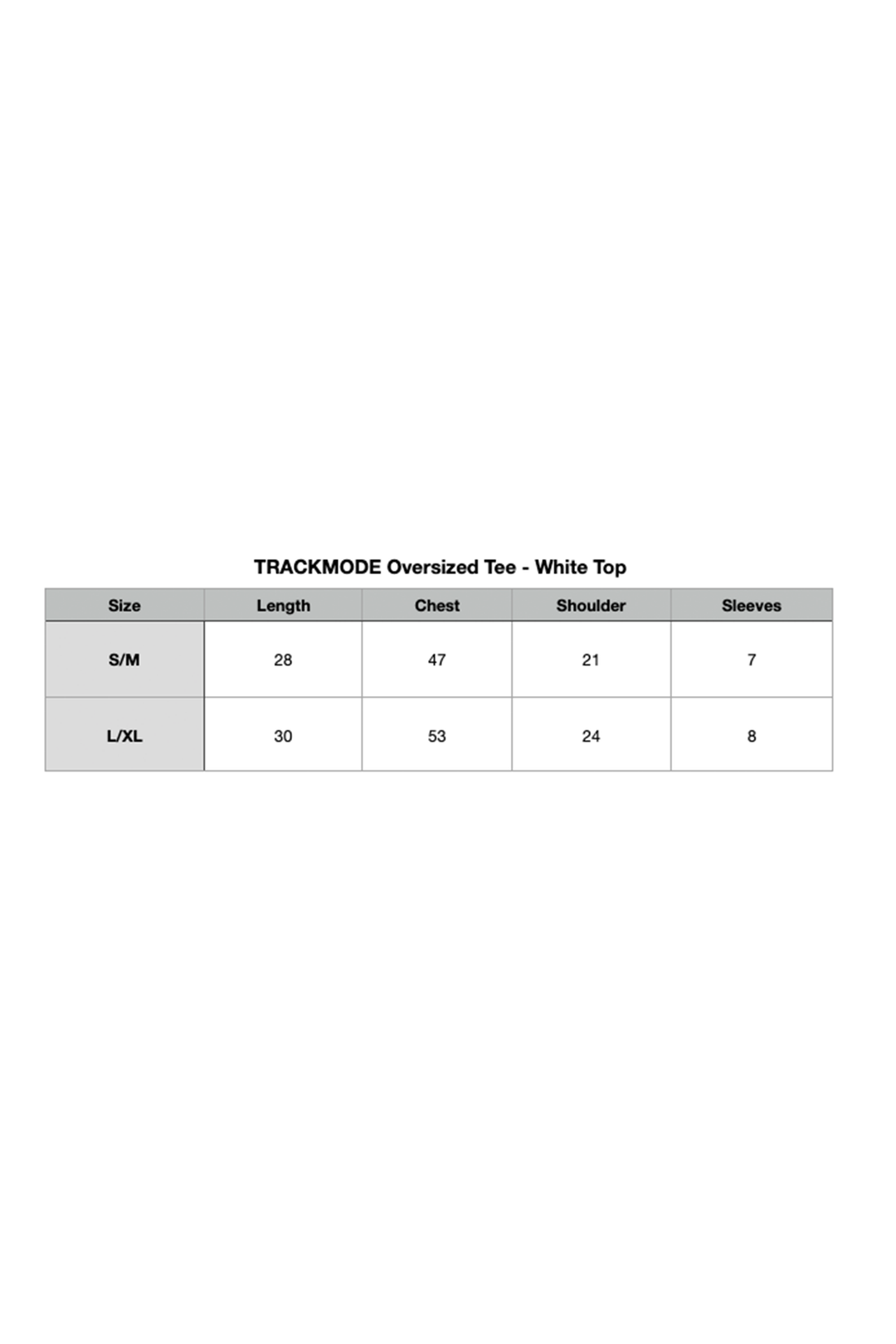 TRACKMODE White Jogger Set - Tee